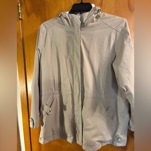 Free Country Ladies Light Tan Reversible Raincoat